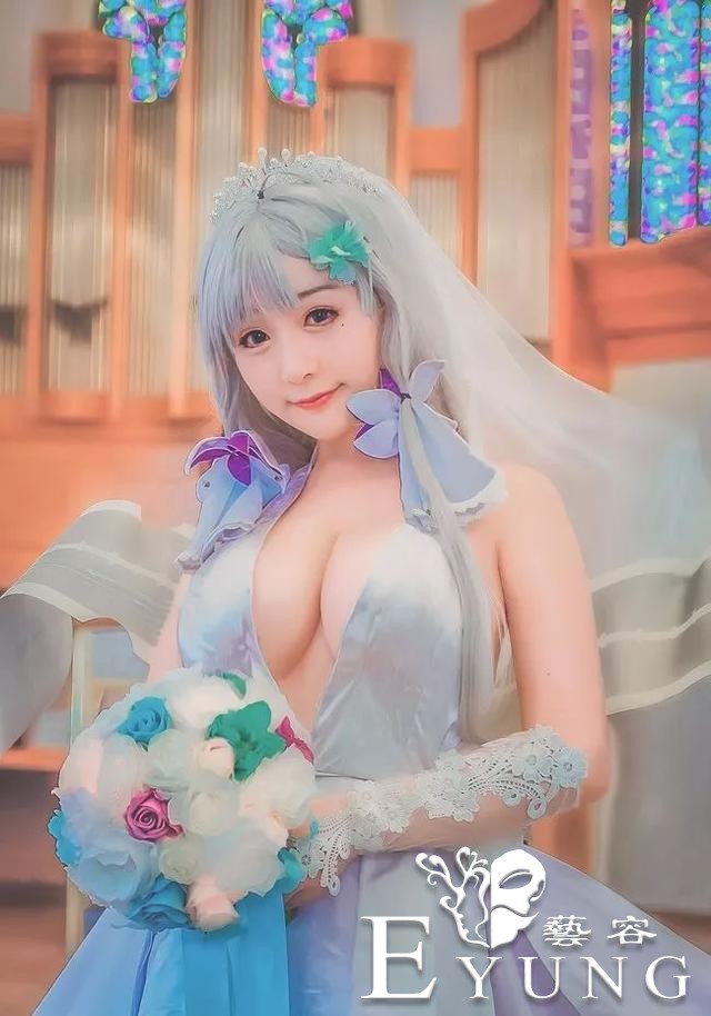 「COS」奶妈级Cosplay——碧蓝航线：光辉花嫁-8.jpg
