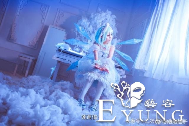 东方Project琪露诺cos，冰艳动人的优雅冰之精灵-8.jpg