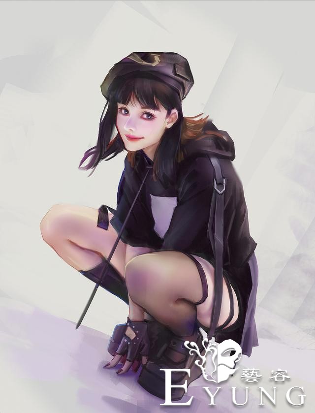 一组高质量人物插画作品欣赏！造型出色光影运用炉火纯青-18.jpg