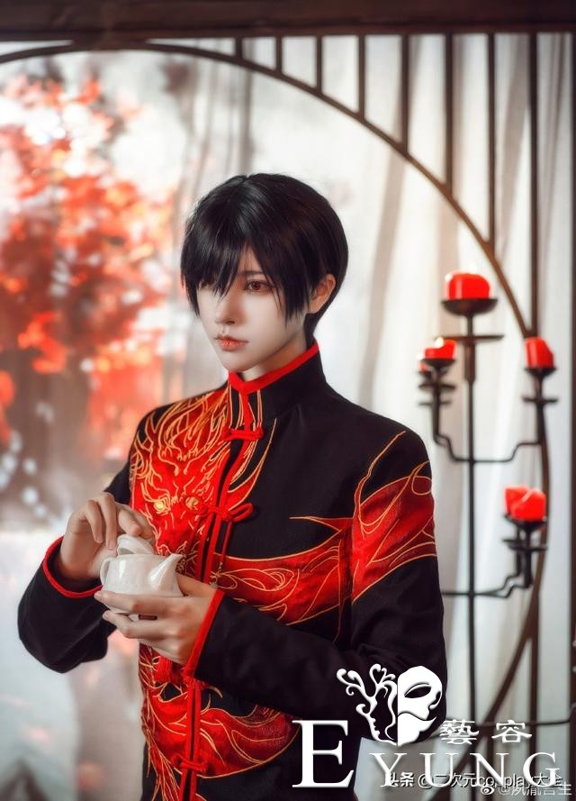 《哑舍》甘罗cos，短发与长发，惊艳到心动的颜值-1.jpg