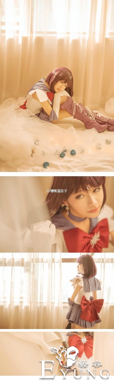 唯美柔和美少女战士cos，典雅优美的土萌萤好温暖-4.jpg