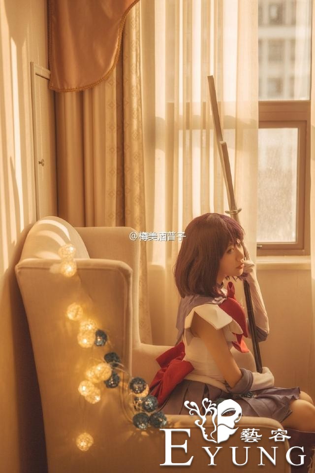 唯美柔和美少女战士cos，典雅优美的土萌萤好温暖-9.jpg