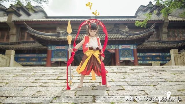 体型神还原，小朋友cos哪吒小可爱，网友直呼：哪吒本吒-1.jpg