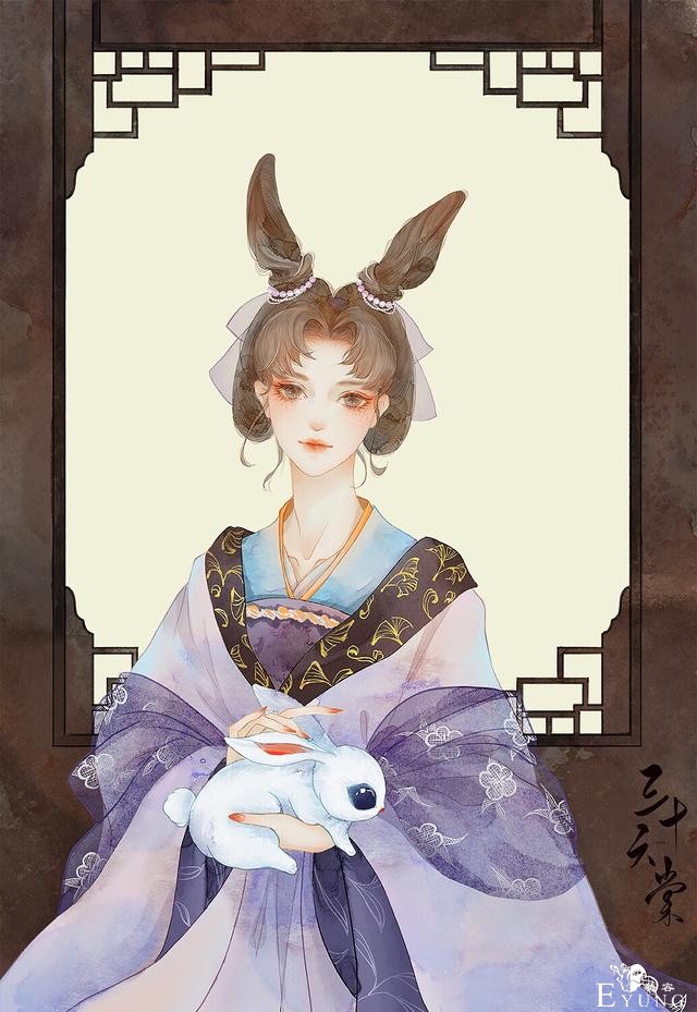 一组非常唯美的古风人物插画欣赏！人物造型漂亮画面让人赏心悦目-1.jpg