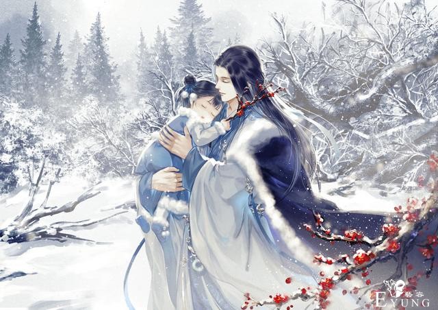 一组非常唯美的古风人物插画欣赏！人物造型漂亮画面让人赏心悦目-11.jpg