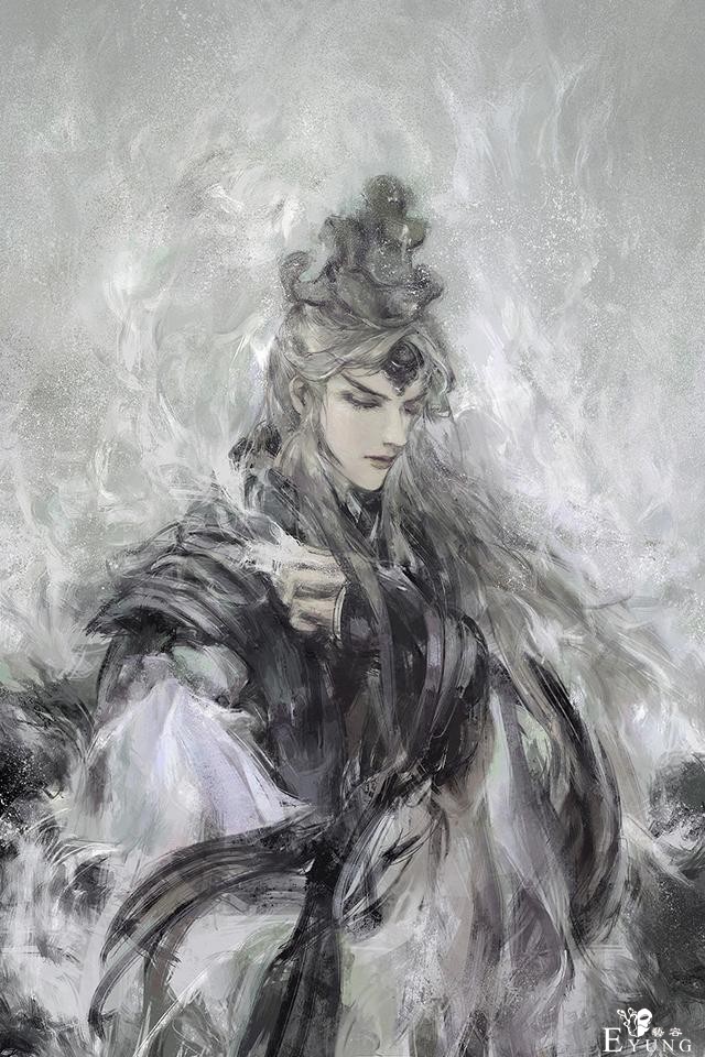 一组非常唯美的古风人物插画欣赏！人物造型漂亮画面让人赏心悦目-16.jpg