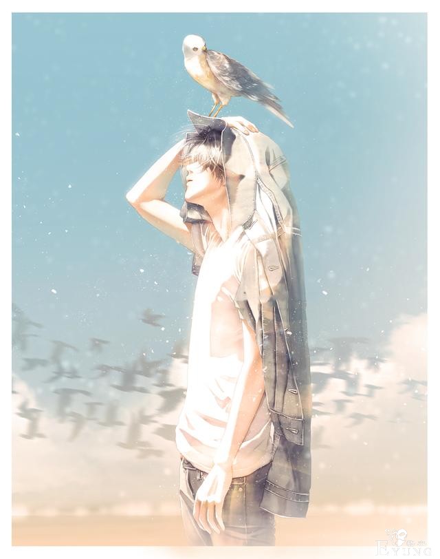来自日本插画大佬RE°绘制的型男帅哥插画作品！光影运用简直绝了-17.jpg