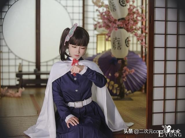 《鬼灭之刃》栗花落香奈乎cos，甜美可爱，一下子就被萌化了-3.jpg