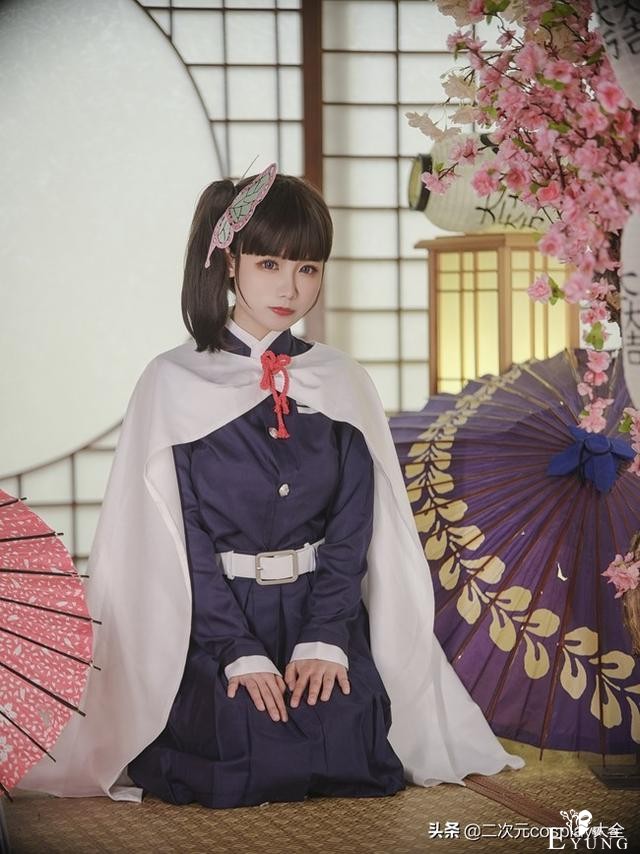《鬼灭之刃》栗花落香奈乎cos，甜美可爱，一下子就被萌化了-6.jpg