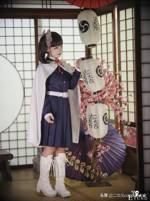《鬼灭之刃》栗花落香奈乎cos，甜美可爱，一下子就被萌化了-7.jpg