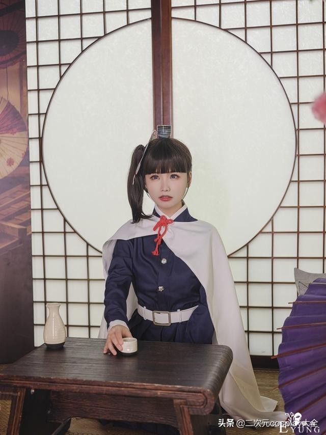 《鬼灭之刃》栗花落香奈乎cos，甜美可爱，一下子就被萌化了-10.jpg
