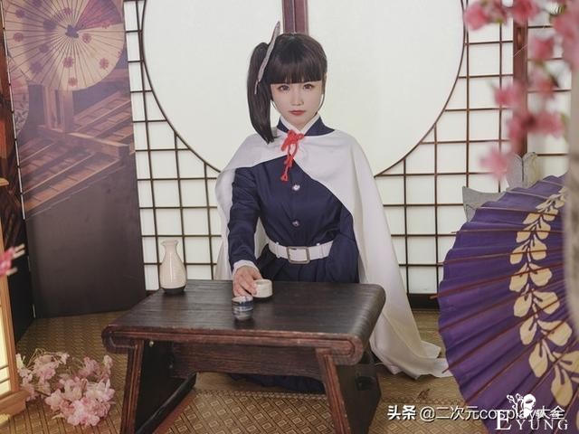 《鬼灭之刃》栗花落香奈乎cos，甜美可爱，一下子就被萌化了-9.jpg