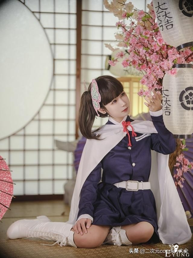 《鬼灭之刃》栗花落香奈乎cos，甜美可爱，一下子就被萌化了-11.jpg
