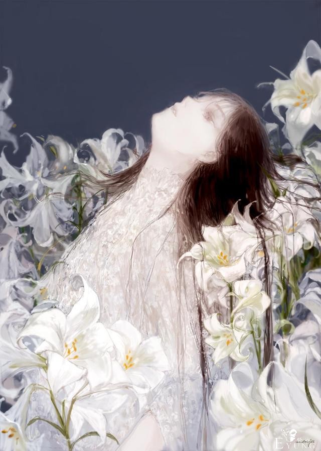 来自日本插画师的一组画风非常个性的人物插画作品！有种独特美感-1.jpg