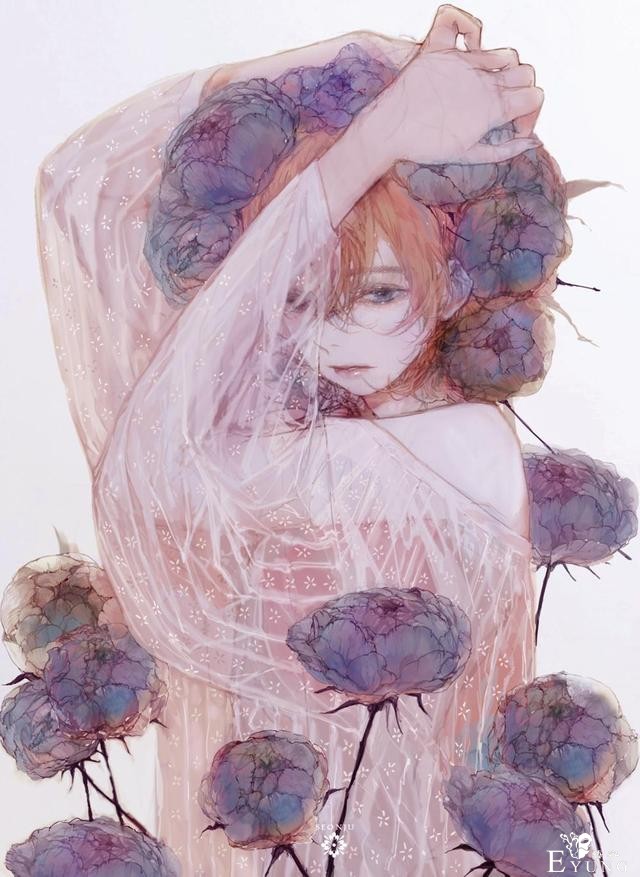 来自日本插画师的一组画风非常个性的人物插画作品！有种独特美感-4.jpg