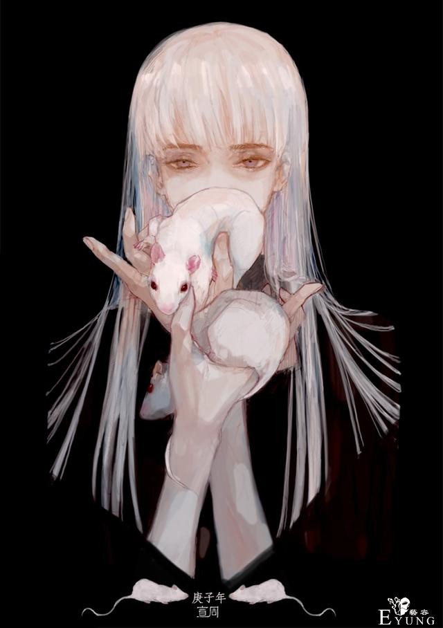 来自日本插画师的一组画风非常个性的人物插画作品！有种独特美感-2.jpg