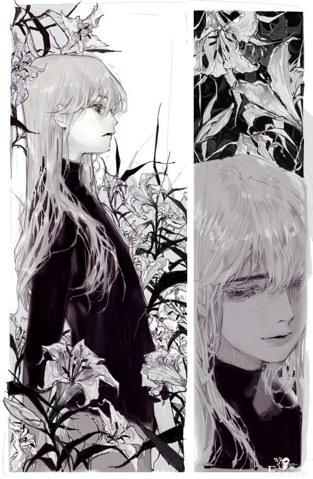 来自日本插画师的一组画风非常个性的人物插画作品！有种独特美感-15.jpg