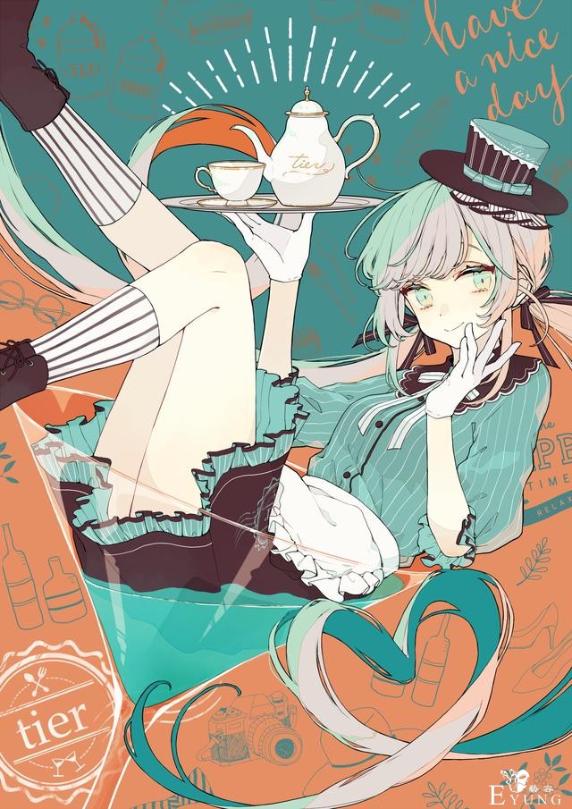来自日本插画师“赤仓”画风清雅的插画作品欣赏！人物造型很漂亮-3.jpg