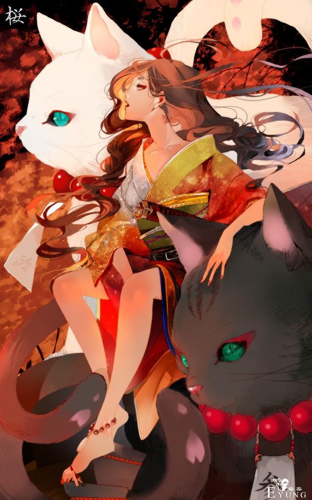 来自日本作者的一组画风个性的人物插画作品！有种别样的美感！-17.jpg