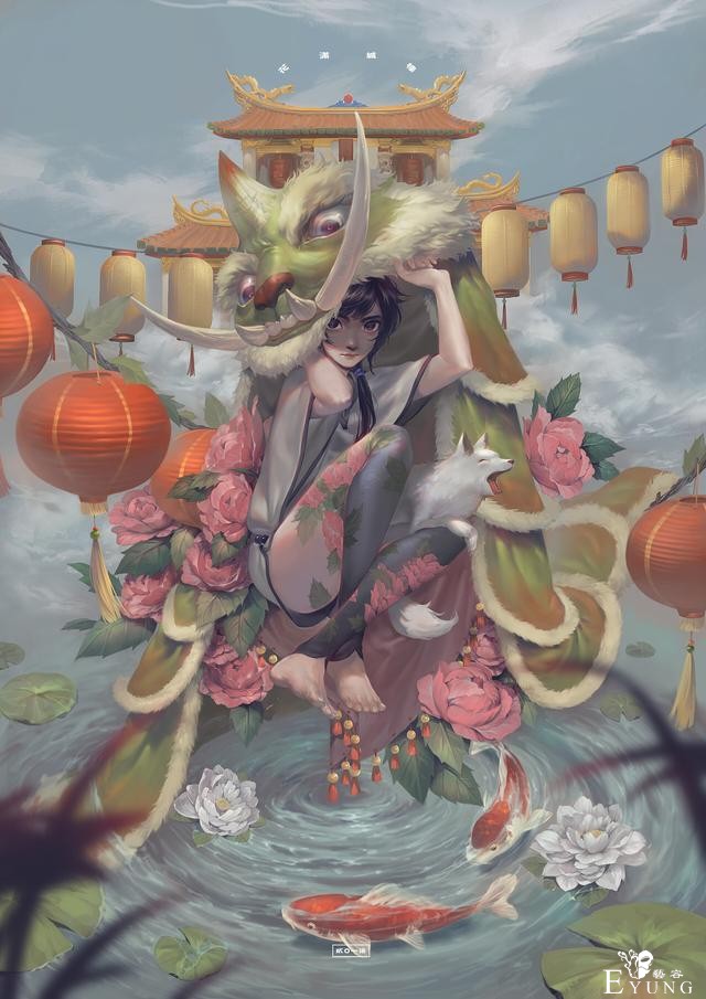 来自台湾地区的插画师绘制的人物插画欣赏！画技优秀堪称大佬级-13.jpg