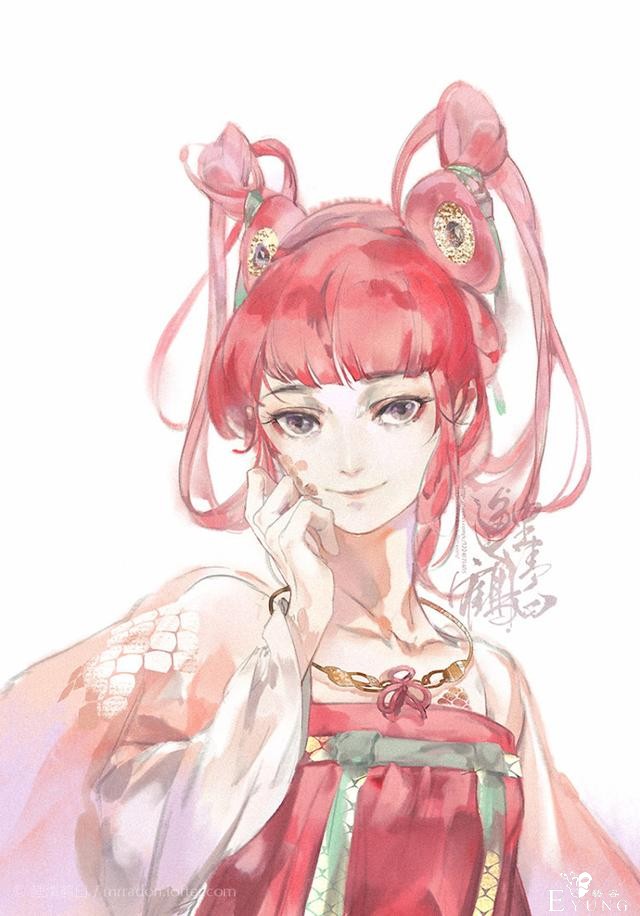一组非常不错的古风人物插画作品欣赏！造型漂亮画面相当唯美-4.jpg