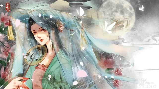 一组非常不错的古风人物插画作品欣赏！造型漂亮画面相当唯美-7.jpg