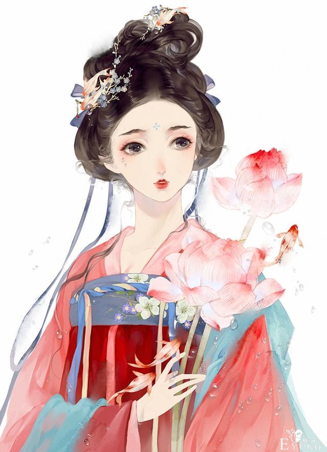 一组非常不错的古风人物插画作品欣赏！造型漂亮画面相当唯美-8.jpg