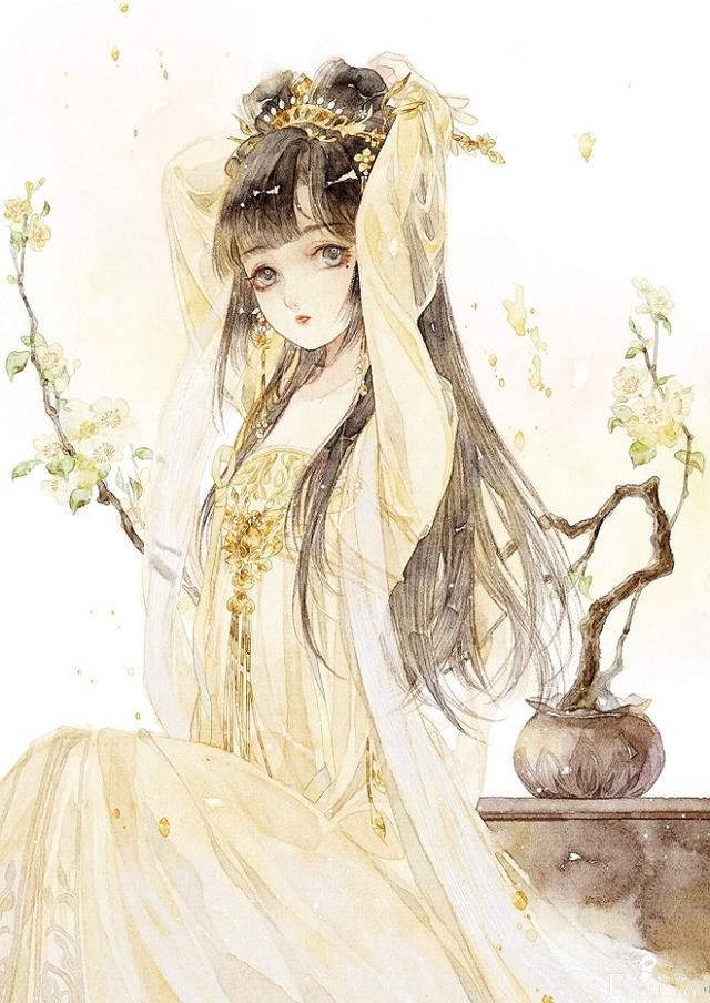 一组非常不错的古风人物插画作品欣赏！造型漂亮画面相当唯美-5.jpg