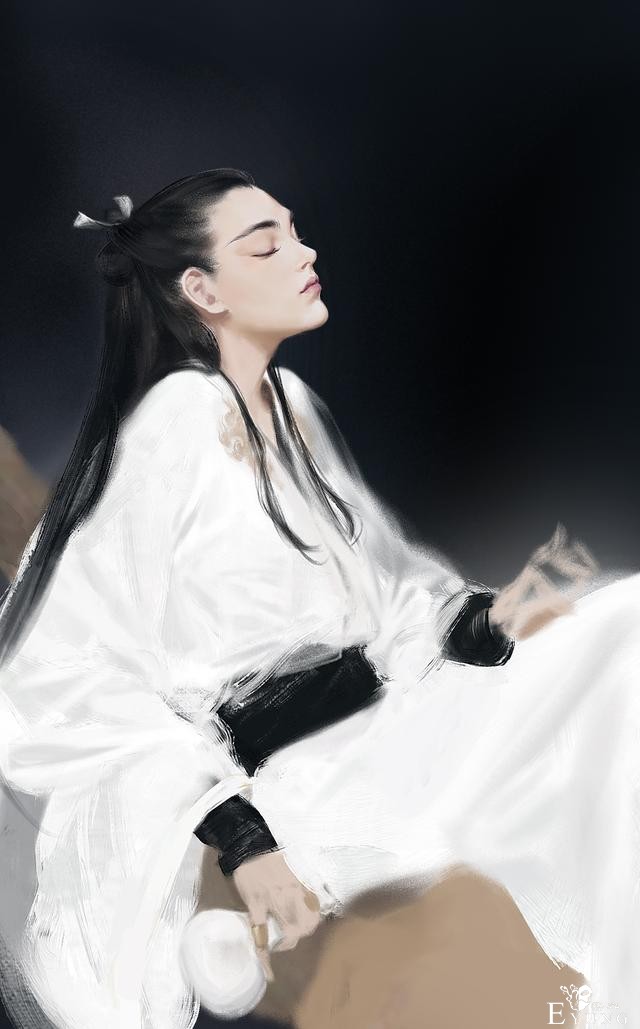 一组非常不错的古风人物插画作品欣赏！造型漂亮画面相当唯美-14.jpg