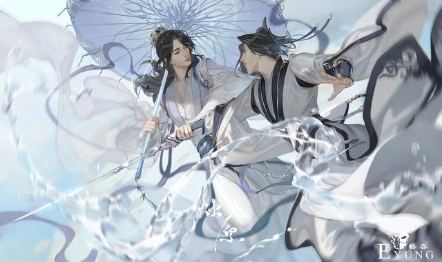 一组非常不错的古风人物插画作品欣赏！造型漂亮画面相当唯美-16.jpg