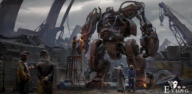 一组非常棒的机械机甲系列插画作品欣赏！造型帅气绘画细节精美-12.jpg