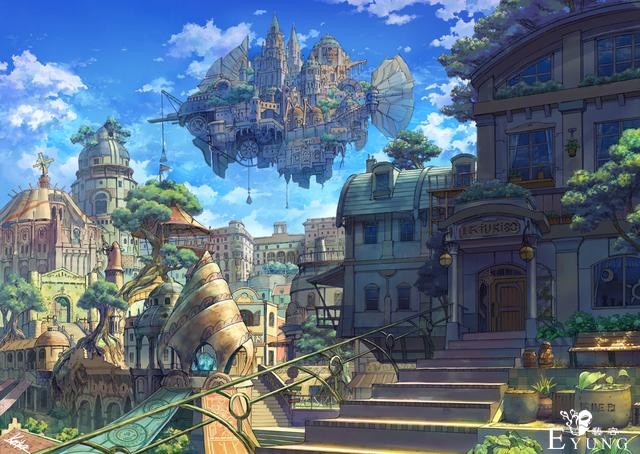 一组高质量的场景插画欣赏！画风细腻十分冲击视觉的大作-3.jpg