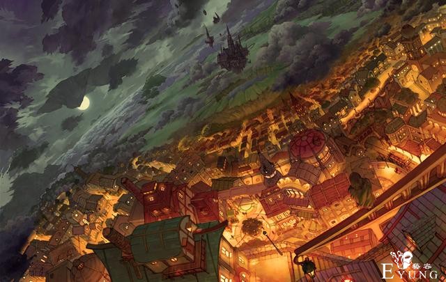 一组高质量的场景插画欣赏！画风细腻十分冲击视觉的大作-5.jpg