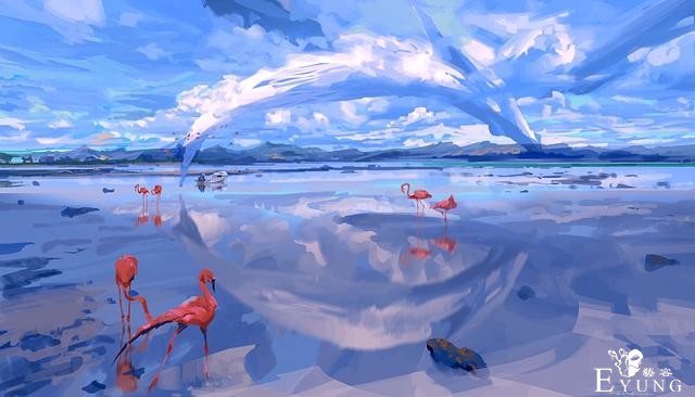 一组高质量的场景插画欣赏！画风细腻十分冲击视觉的大作-14.jpg
