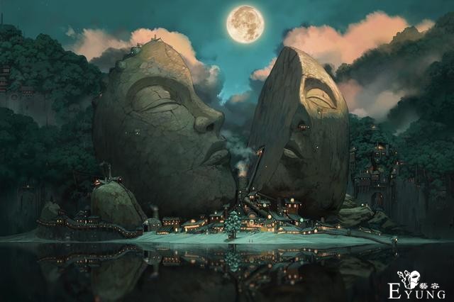 一组高质量的场景插画欣赏！画风细腻十分冲击视觉的大作-15.jpg
