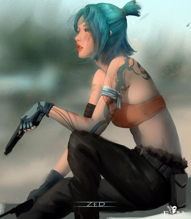 光影运用十分出色的一组插画欣赏！来自多位插画大佬的精美之作！-4.jpg