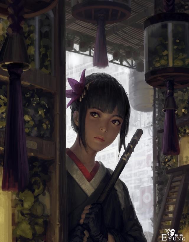 光影运用十分出色的一组插画欣赏！来自多位插画大佬的精美之作！-13.jpg