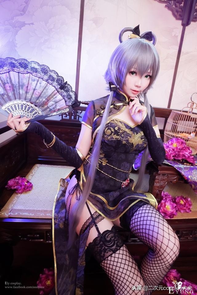 清纯美艳，高颜值与大长腿的洛天依cos，金丝雀俘获了我的芳心-2.jpg