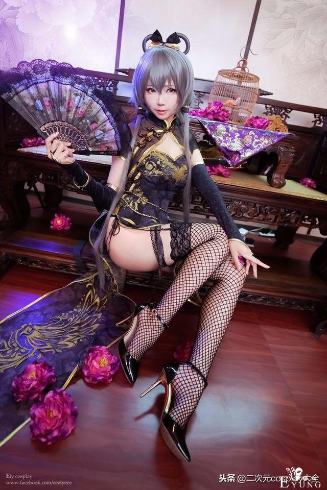清纯美艳，高颜值与大长腿的洛天依cos，金丝雀俘获了我的芳心-4.jpg