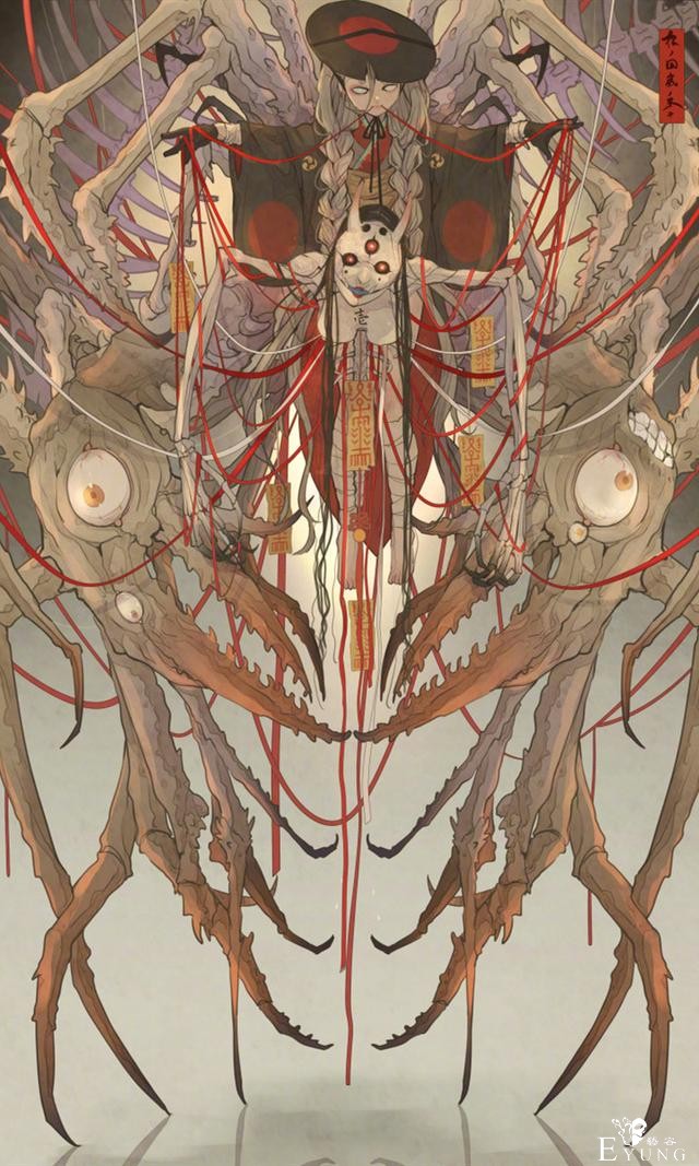 日式妖魔风格之怪异动漫插画图集第二弹！插画师七原しえ大作赏析-11.jpg