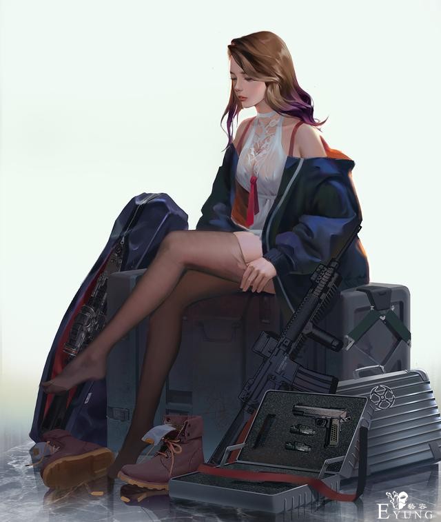 国人插画师chen HG的插画同人作品欣赏！造型相当不错哦！-1.jpg