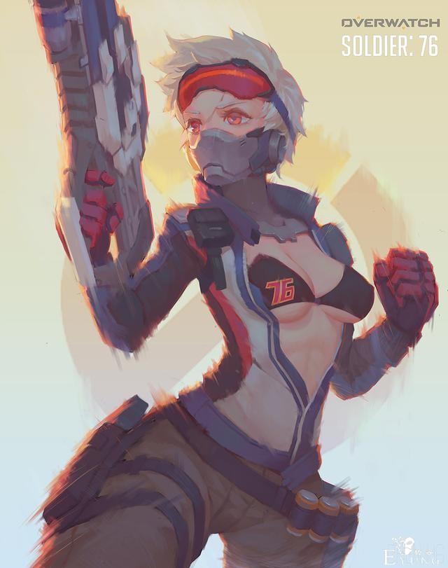 国人插画师chen HG的插画同人作品欣赏！造型相当不错哦！-4.jpg