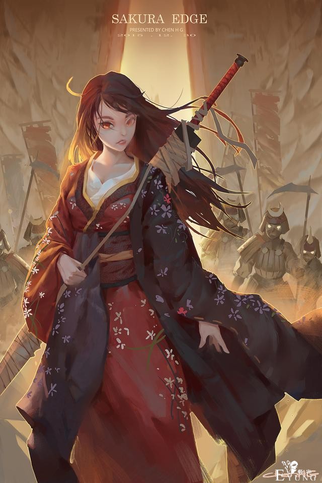 国人插画师chen HG的插画同人作品欣赏！造型相当不错哦！-5.jpg