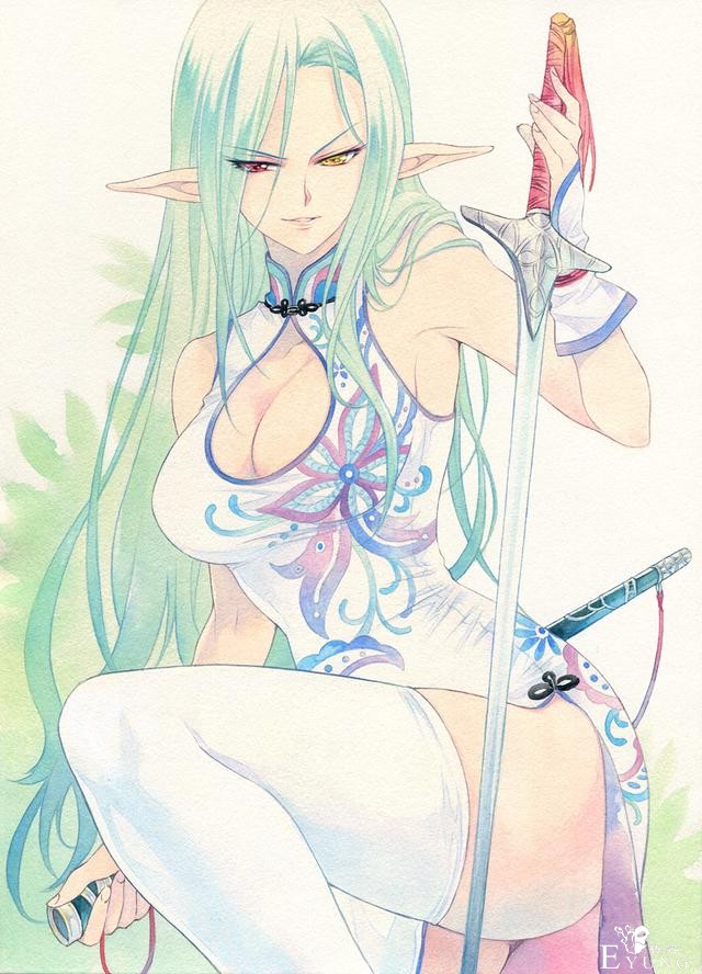一组唯美的纯手绘水彩同人插画！这年头坚持纯手绘的画师不多了！-25.jpg