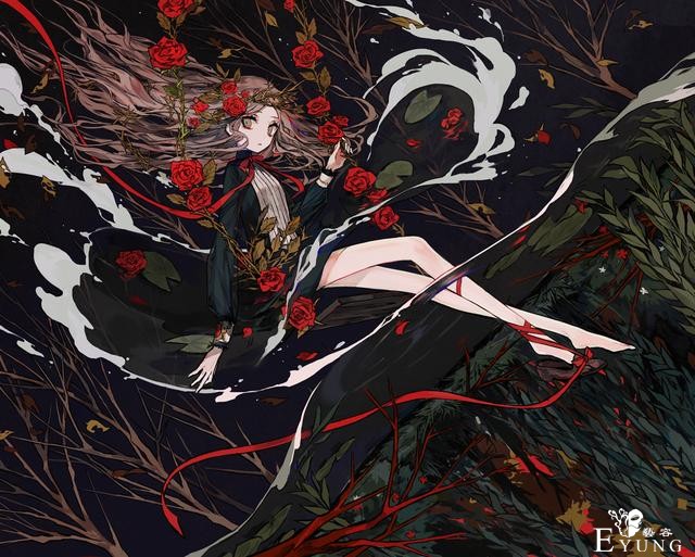 日本插画师的一组画风相当帅气的插画！造型唯美画面颇有些复古风-4.jpg