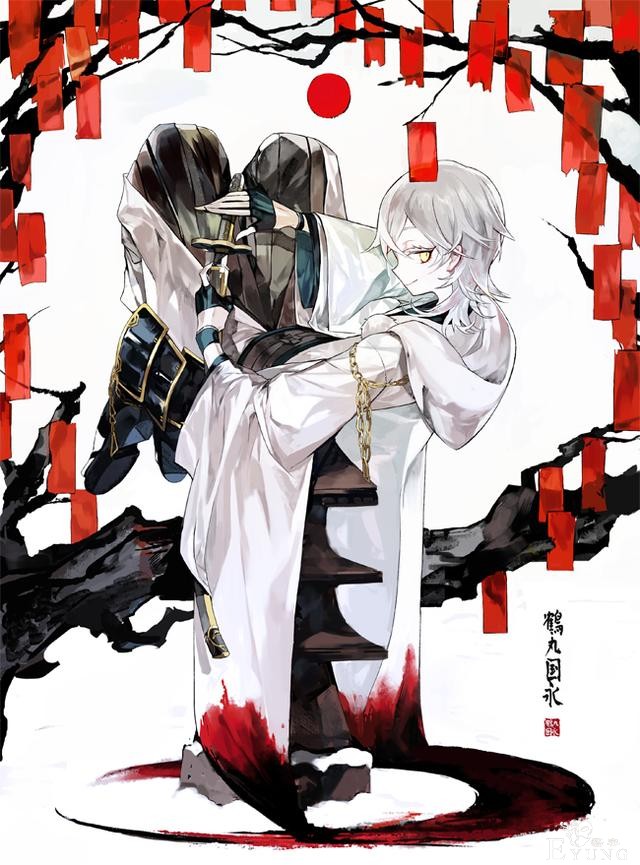 日本插画师的一组画风相当帅气的插画！造型唯美画面颇有些复古风-17.jpg