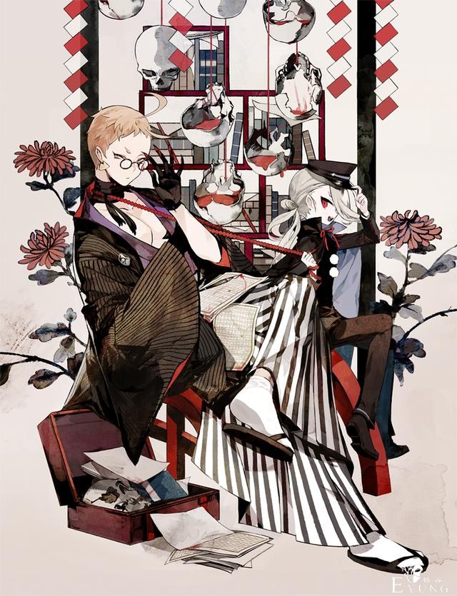 日本插画师的一组画风相当帅气的插画！造型唯美画面颇有些复古风-20.jpg