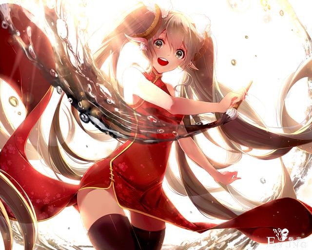 马来西亚初音粉绘制的动漫同人插画！画面真是相当唯美靓丽哦！-1.jpg