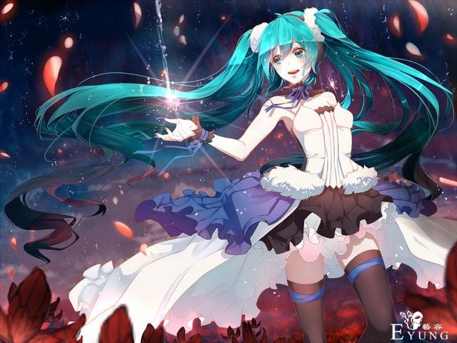 马来西亚初音粉绘制的动漫同人插画！画面真是相当唯美靓丽哦！-8.jpg