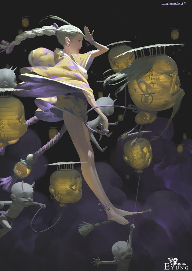 好奇特的画风！马来西亚画师的插画风格透出一种奇怪诡异的感觉-3.jpg